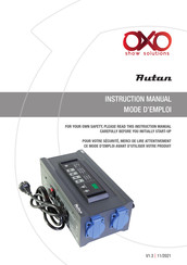 OXO Autan Instruction Manual