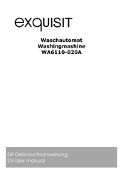 Exquisit WA6110-020A User Manual