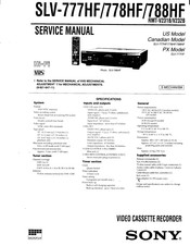 Sony RMT-V231B Service Manual
