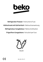 Beko KG120 Instructions For Use Manual