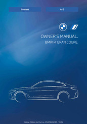 BMW i4 GRAN COUPE 2025 Owner's Manual