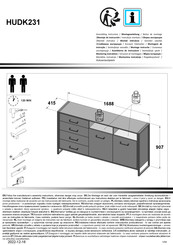 Forte HUDK231 Assembling Instruction