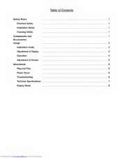 Acer AL1512m Installation Manual