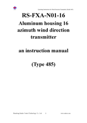 Renke RS-FXA-N01-16 Instruction Manual