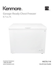 Kenmore KKCF8.7-W Use & Care Manual