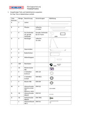 KÜBLER SPORT STADION F5400 Assembly Instruction Manual