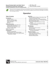S&C Vista Green Instructions Manual