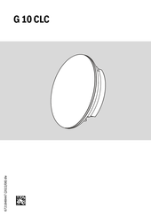 Bosch G 10 CLC Manual