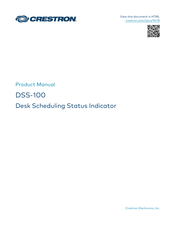 Crestron DSS-100 Product Manual