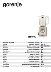Gorenje B1400E Instruction Manual