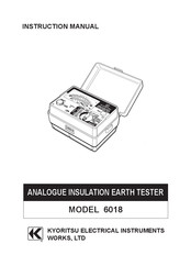 KYORITSU 6018 Instruction Manual