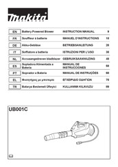 Makita UB001CX2 Instruction Manual