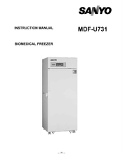 Sanyo MDF-U731 Instruction Manual
