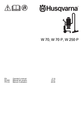 Husqvarna W 70 Operator's Manual