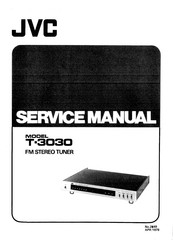 JVC T-3030 Service Manual