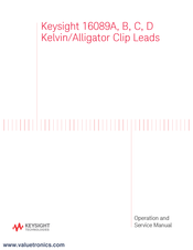 Keysight Technologies 16089A Operation And Service Manual