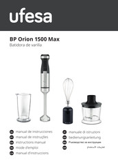 UFESA BP Orion 1500 Max Instruction Manual