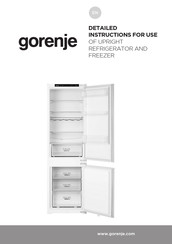 Gorenje NRKI4182P1 Detailed Instructions For Use