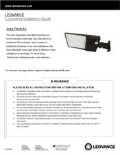 Ledvance Area Flood 4A Installation Manual