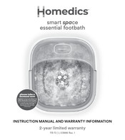 HoMedics smart space FB-72 Instruction Manual And  Warranty Information