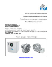 MGF ASPIR COMP 24/10 GENESI S Operating & Maintenance Instruction Manual