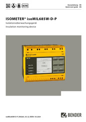 Bender B91067033W Quick Start Manual