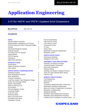 Copeland YPD145 Application Engineering Bulletin