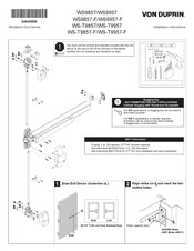 Von Duprin WS9957-F Installation Instructions Manual