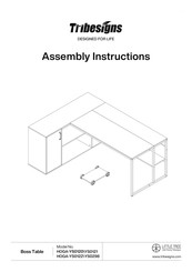 Tribesigns HOGA-YS0298 Assembly Instructions Manual