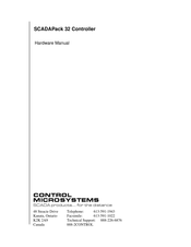Control Microsystems SCADAPack 32 Hardware Manual
