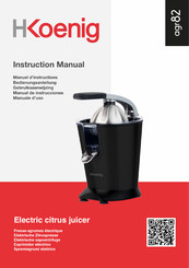 H.Koenig agr82 Instruction Manual