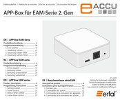 Erfal eACCU 6643517 Manual