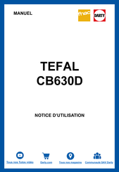 TEFAL CB630D Manual