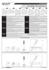 Graff JAVA E-11159-LM54W Instructions For Assembly And Use