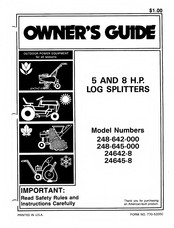 MTD 248-642-000 Owner's Manual