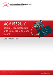 Advanced Card Systems ACM1552U-Y3 User Manual