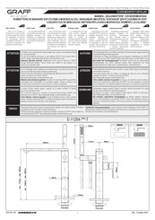 Graff E-11254 T Series Instructions For Assembly And Use