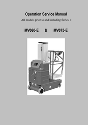 DINGLI MV060-E Setup And Operation Service Manual