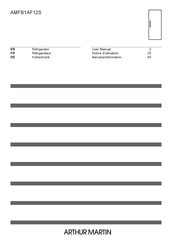 ARTHUR MARTIN AMFB1AF12S User Manual