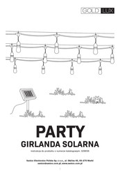 GOLDLUX PARTY 328656 Instructions Manual