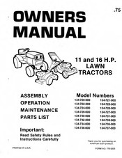 MTD 726 Owner's Manual
