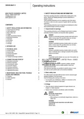ebm-papst R2E225-BA47-11 Operating Instructions Manual
