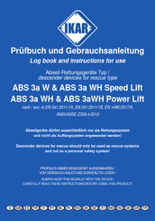 IKAR ABS 3a WHSL Log Book And Instructions For Use