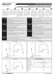 Graff E-6111TB Instructions For Assembly And Use
