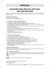 Buddy Toys BPC 5230 Manual