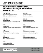 Parkside PMSHM2 A3 Operation And Safety Notes
