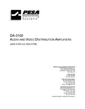 PESA ADA-3100 Manual