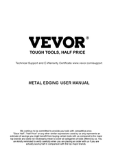 VEVOR CYBROWN39*4in User Manual