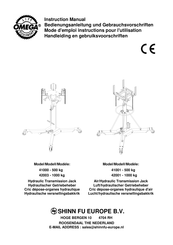 Shinn Fu OMEGA 42001 Instruction Manual