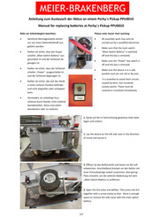 MEIER-BRAKENBERG Porky's Pickup PPU0010 Replacing Manual